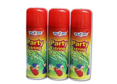 ارتفاع Glossy عيد ميلاد رذاذ سلسلة ، سلسلة سخيفة مكافحة - Flammable Party Streamer Spray