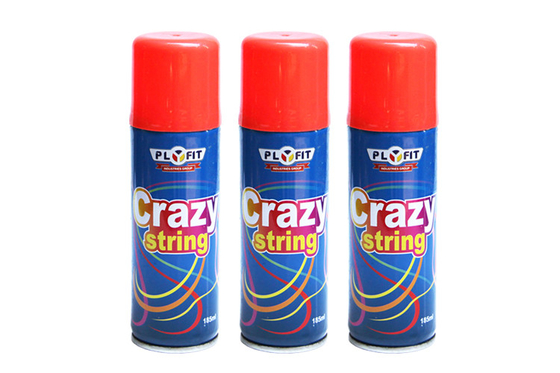 SGS Party String Spray عيد ميلاد الزفاف الاحتفال مجنون الملون يمكن
