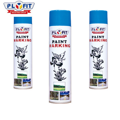 طلاء بخاخ تحديد الخط Plyfit 750 مللي 100٪ طلاء أكريليك راتينج لتعليم الطرق