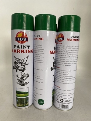 OEM 650ml خط ماركر الطلاء الهباء الجوي رذاذ الطلاء فوهات الفراشة لرش اليد