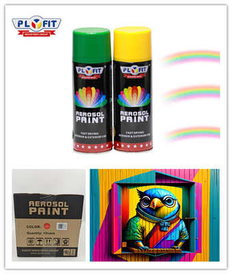 PLYFIT التجفيف السريع 450ML الطلاء المضاد للصدأ الطلاء الرشوي لجميع الأغراض