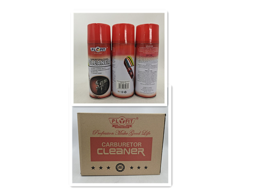 بخاخ Plyfit Aerosol Carb منظف الخانق 450 مل يزيل الأوساخ الدهنية